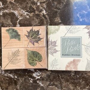Poetic Prints rubber stamp set by Hero Arts